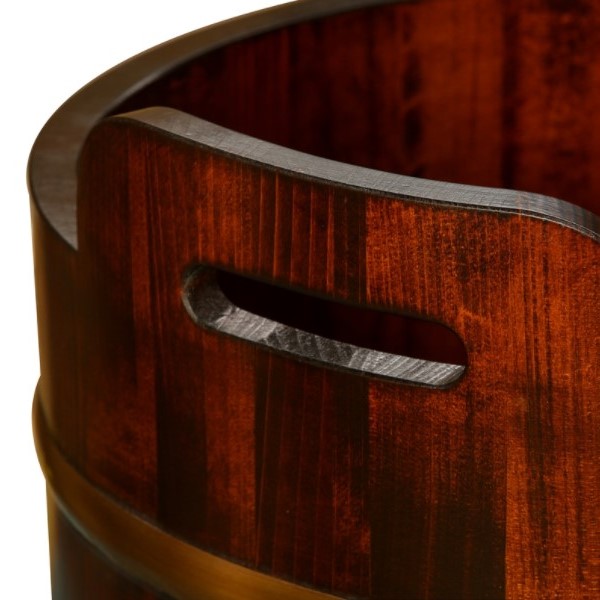 Wooden Foot Bath with handle3